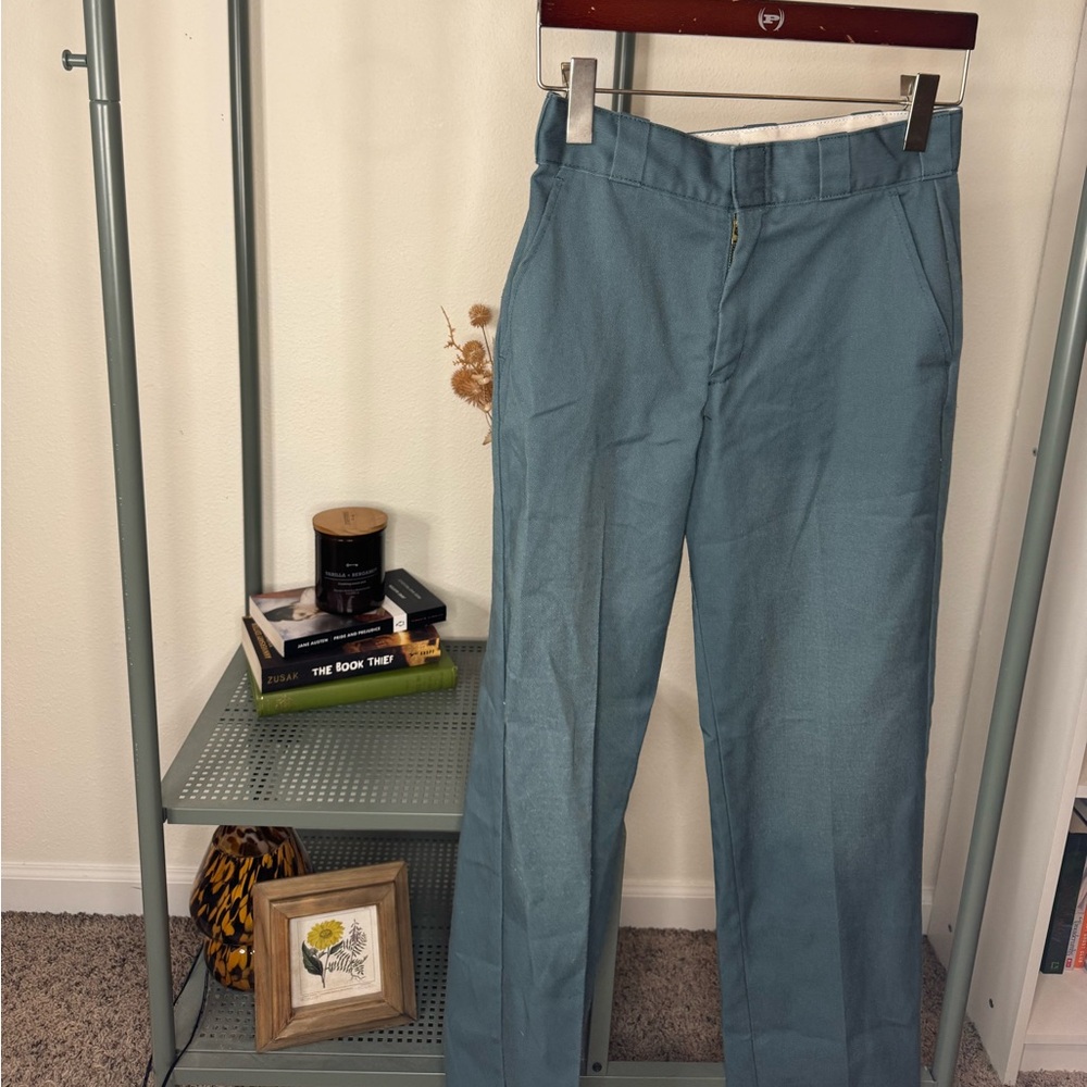 Dickies Women's Blue Straight Leg Pants